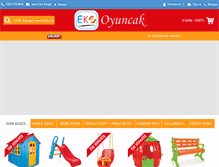 Tablet Screenshot of ekooyuncak.com
